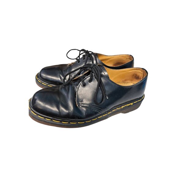 Doc Martens Black Leather Oxfords Womens size 10 Flats The Original Lace Up - Picture 6 of 11